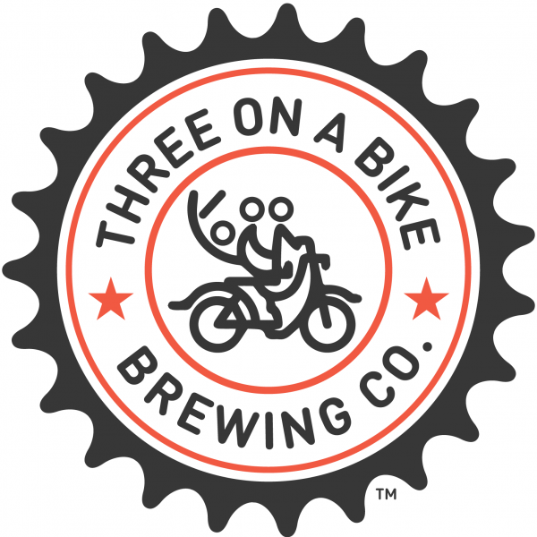 Three on a Bike logo