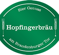 Hopfingerbräu am Brandenburger Tor logo