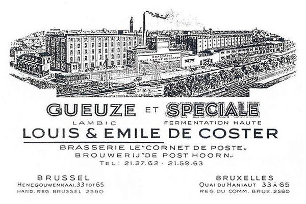 Brasserie Louis & Emile De Coster Gueuze