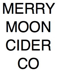 Merry Moon Cider Co logo