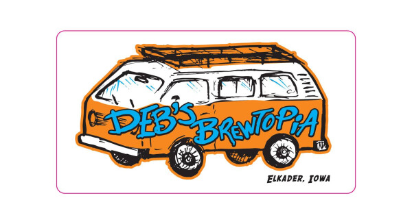 Deb's Brewtopia logo