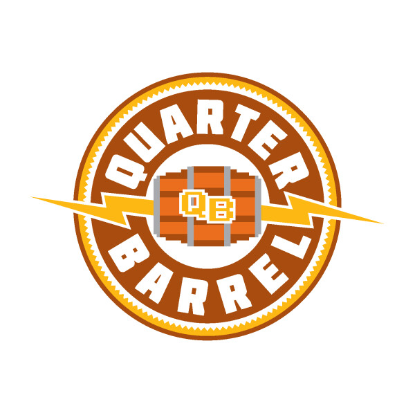 The Quarter Barrel Arcade & Brewery logo