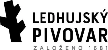 Ledhujský pivovar logo