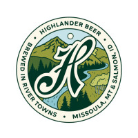 Highlander Beer - Salmon logo